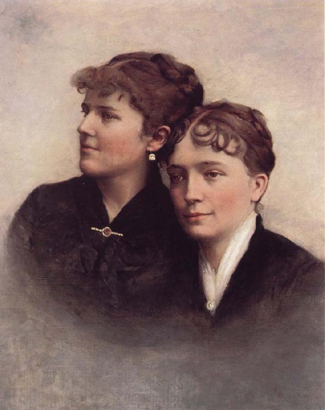 A. Bryan Wall Wife and Sister France oil painting art